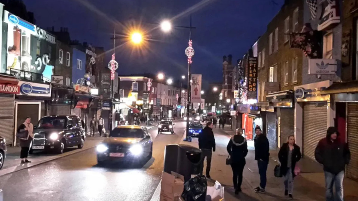 Camden Town Street in London