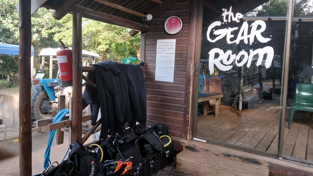 Divemaster Gear Room